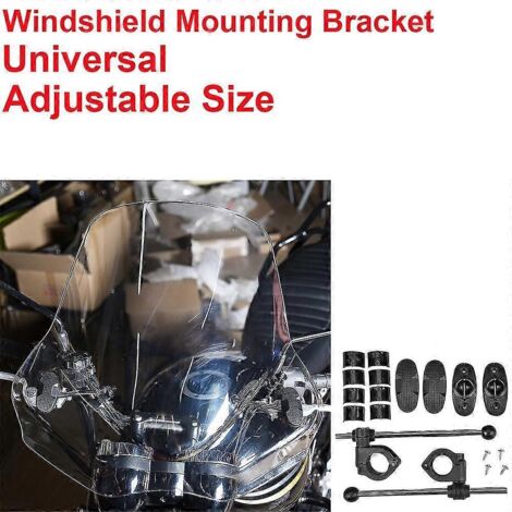 Kits de boulons de fixation pour pare-brise de moto, compatibles avec Honda, Harley, Yamaha, Kawasaki, Ducati, KTM, BMW et Suzuki (taille universelle)