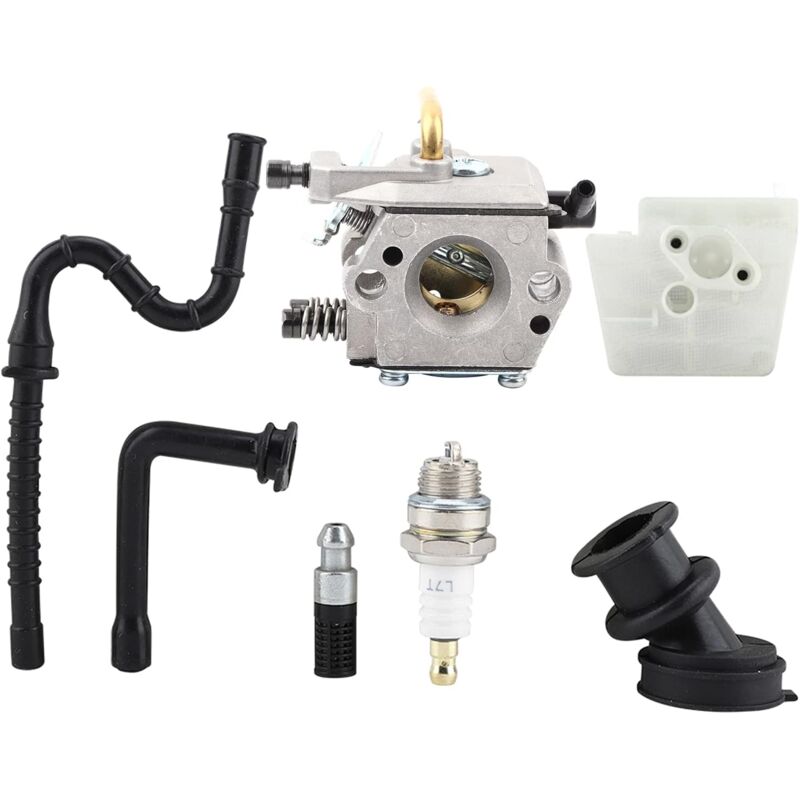 Kits de Carburateur pour 024 026 MS240 MS260 MS 240 260 WT194 Pièces de Rechange pour Tronçonneuse Filtre à Air de Carburateur et Ensemble