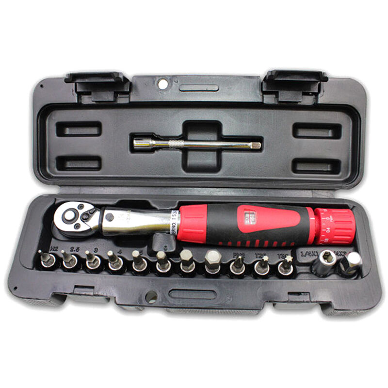 Lifcausal - Kits de clés dynamométriques préréglées pour vélos Mini-outils Ensembles de clés dynamométriques réglables 2-24 Nm Outils de cyclisme