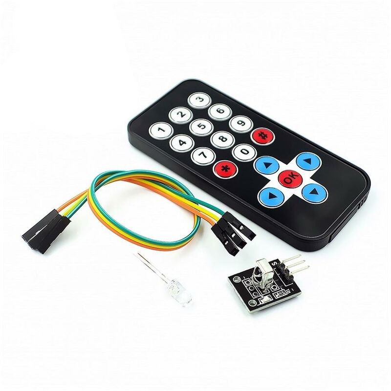 

Kits de control remoto inalámbrico infrarrojo IR Tablero de sensores 38KHZ para Arduino AVR PIC