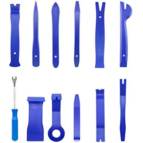 Kits de dépose de garniture automatique de 12 pcs, trousses à outils pour l'installation d'autoradio, kit de dépose