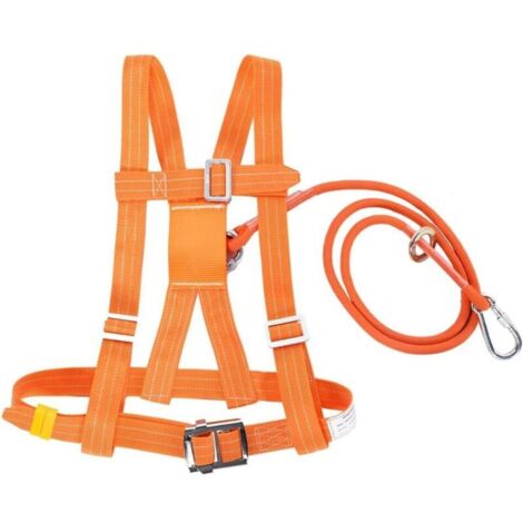 Kits de Harnais de Sécurité, Harnais Antichute de Sécurité, Ceinture de Sécurité, Corde de Sauvetage, Travail Aérien (Petite Boucle 3m)