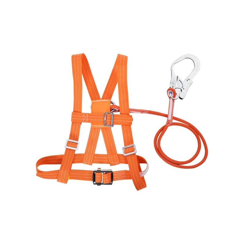 Kits de Harnais de Sécurité, Harnais Antichute de Sécurité, Harnais Réglable en Hauteur à 6 Stypes pour Ceinture, Ceinture de Sécurité, Corde de
