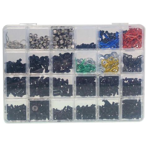 Kits de vis hexagonales M3 pour voitures RC Arrma SCX10--