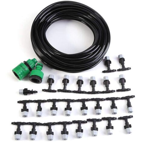 Kits d'irrigation Réglable Système d'arrosage Automatique Pour DIY Irrigation Arrosage Brumisation Jardin Serre Goutteurs Micro Arroseur Jardin d'arrosage Arroseurs Plantes(15M)