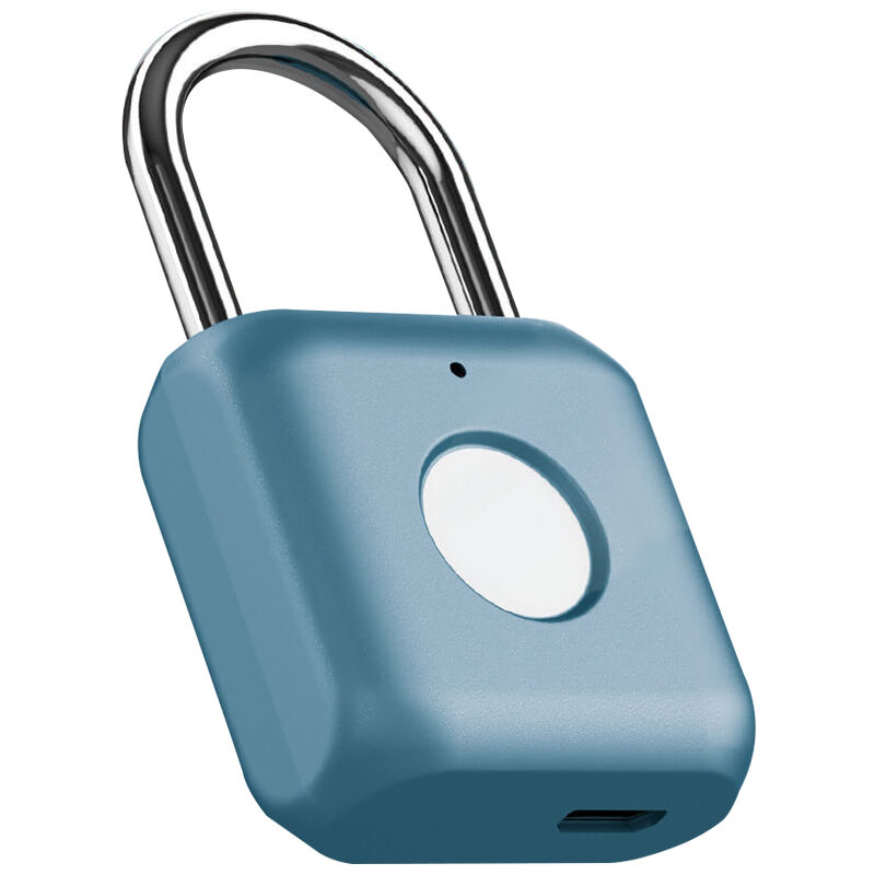 

Kitty SmartLock Cerradura de puerta con huella digital Candado Carga USB Sin llave Antirrobo Maletero de viaje Cerradura de seguridad, Azul