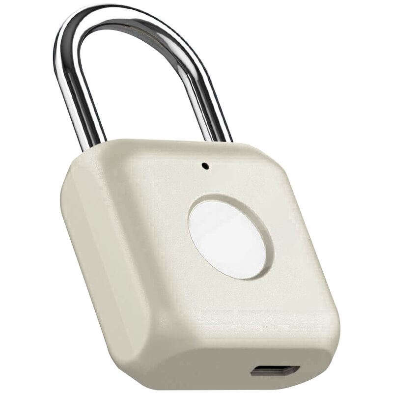 

Kitty SmartLock Cerradura de puerta con huella digital Candado Carga USB Sin llave Antirrobo Maletero de viaje Cerradura de seguridad, Oro