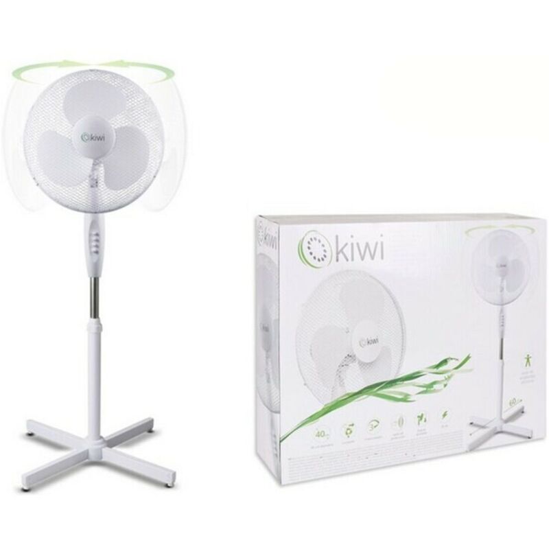 

Ventilador de Pie Blanco 45 W (Ø 40 cm) - Kiwi