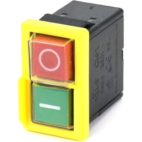 KJD 6 Universal Replacement Switch 250V 4A, Machine Tool Switch, Universal Emergency Stop Switch