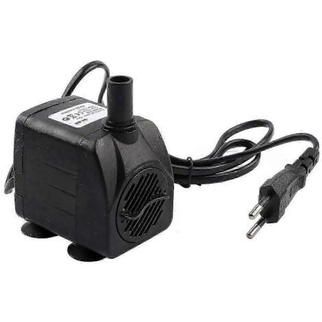 [KK] Pompe à eau submersible ultra silencieuse 1000 l H 15 W pour aquarium, bassin, fontaine, prise UE