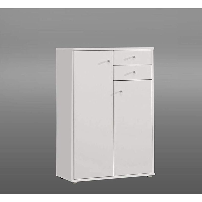 KK20-120 TEMPRA Weiß matt Kommode Beistellkommode Sideboard Highboard Aktenschrank Büroschrank Schuh-'SW13365'