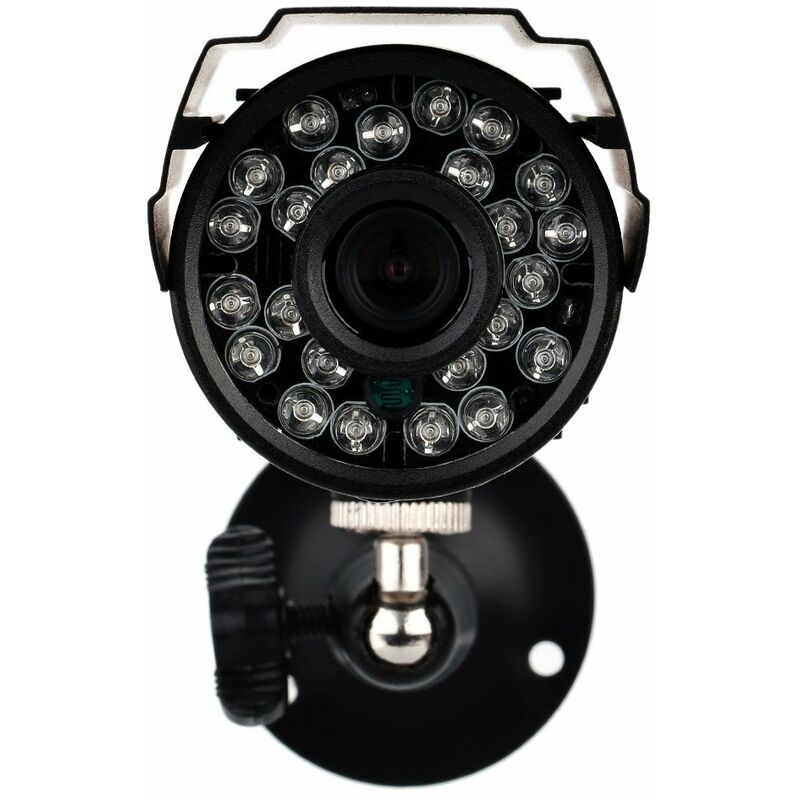 

KKmoon 4pcs AHD 720P Kit de camaras CCTV resistentes a la intemperie, sistema de seguridad para el hogar 3.6 mm