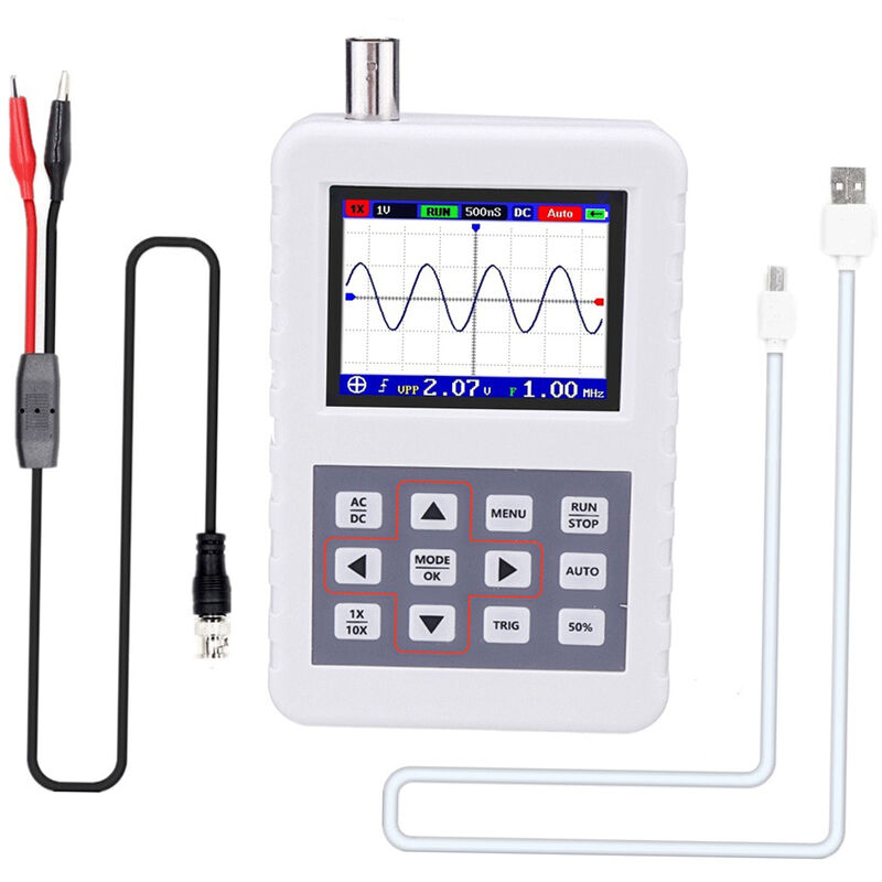 

DSO PRO osciloscopio digital, sin P6100 osciloscopio Sonda - Kkmoon