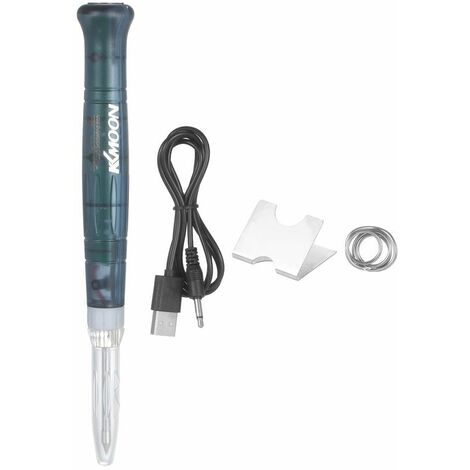 KKmoon Fer �� souder USB portable avec contr?le de la temp��rature Mini fer �� souder 5V 8W avec fil de soudure pour l'��lectronique