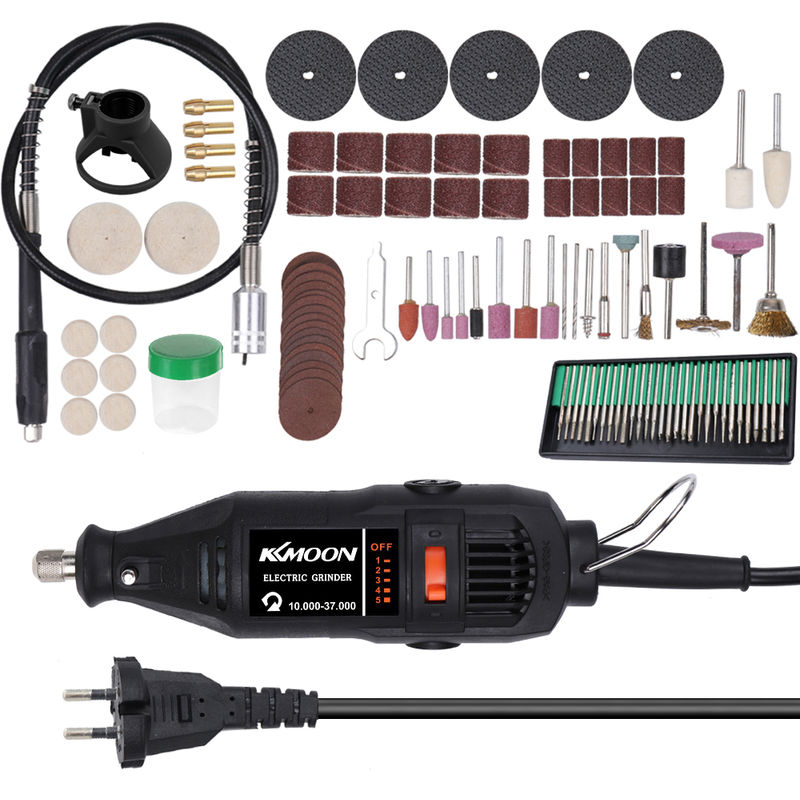 

Juego de herramientas de rectificado electrico de 180 vatios, amoladora rotativa,2# - Kkmoon