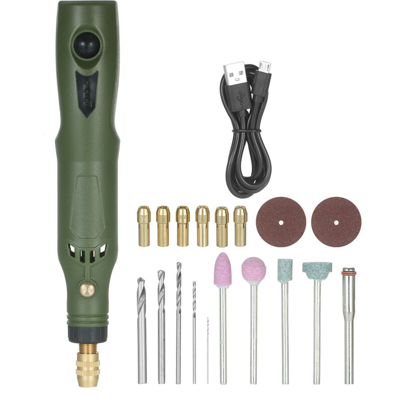 KKmoon Kit di Utensili Rotanti a Batteria 15000