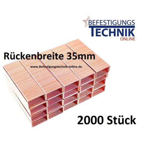 EN PRODUKT 35×22mm für Kartonverschlusshefter Bostitch Akku DSA-3522-E KL-07 2M-EN10849