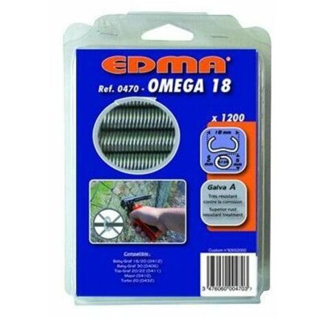 Klammern Omega 18 - Galva A - x 1200 St.