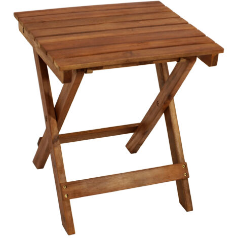 Klapp - Beistelltisch MONTERIA 38x43cm, Akazie geölt