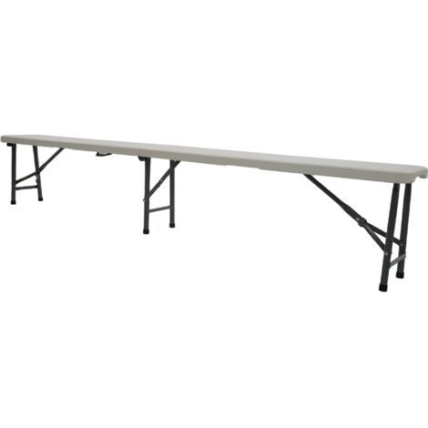 Klappbank WERKA PRO  244 cm - Hellgrau