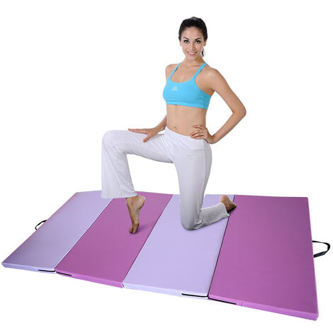 Klappbar Turnmatte Weichbodenmatte Yogamatte Fitnessmatte Gymnastikmatte Tragbar 