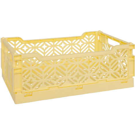 Klappbare Steige Arry gelb 31x20x11,5cm - Atmosphera créateur d'intérieur