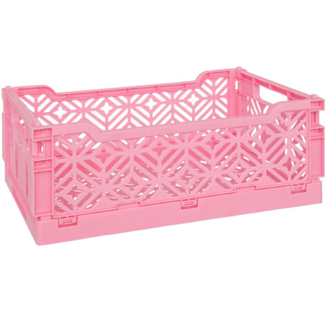 Klappbare Steige Arry rosa 31x20x11,5cm - Atmosphera créateur d'intérieur