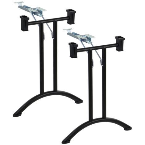 Klappbare Tischbeine SC-922 - 59 cm, schwarz