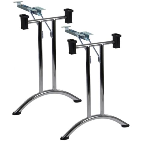 Klappbare Tischbeine SC-922/CH Chrom - 59 cm, Chrom