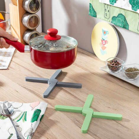 Klappbare topfuntersetzer aus silikon folvet innovagoods 2 stuck