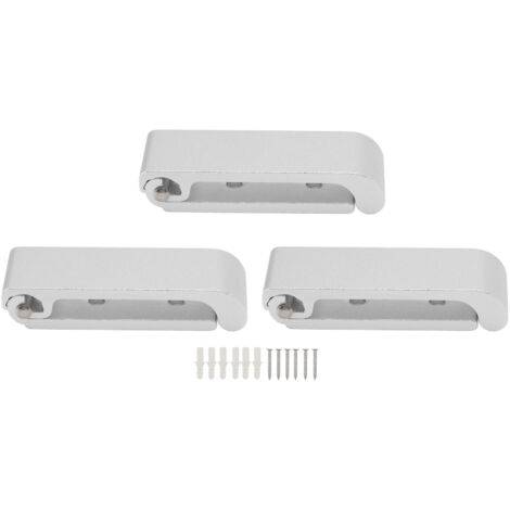 klappbare Wandhaken aus Aluminiumlegierung für Büro, Schlafzimmer, Wohnzimmer, Küche, Badezimmer – 3er-Set