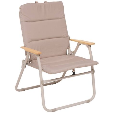 Klappbarer camping-sessel beige - 5five