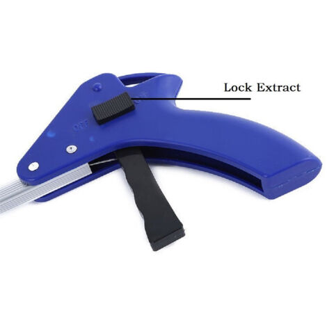 Klappbarer Greifer aus Aluminium mit Saugnapf: 81 cm lange Greifzange aus Aluminiumlegierung, Müllsammler, Abfallhelfer