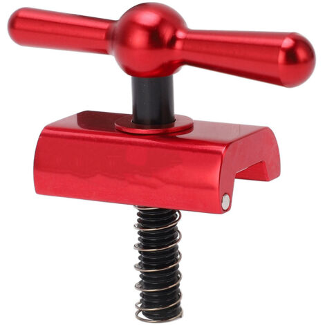Klappbarer Lenkergriff aus Aluminiumlegierung für Brompton-Fahrräder, Schnellspanner, Rot