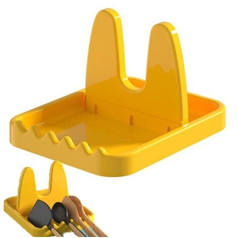 Klappbarer Topfdeckelhalter (2 Stück), multifunktionales Küchenregal, Pfannenwenderhalter, Löffelhalter, Arbeitsplattenregal, Topfdeckelhalter, Regal für
