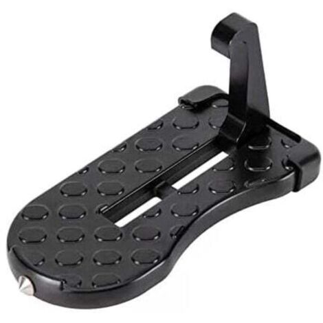 Klappbares Autopedal, universeller Tritthocker, Pedal mit Türverriegelungshaken, Hilfspedal mit Sicherheitshammer (16 x 7,5 cm)