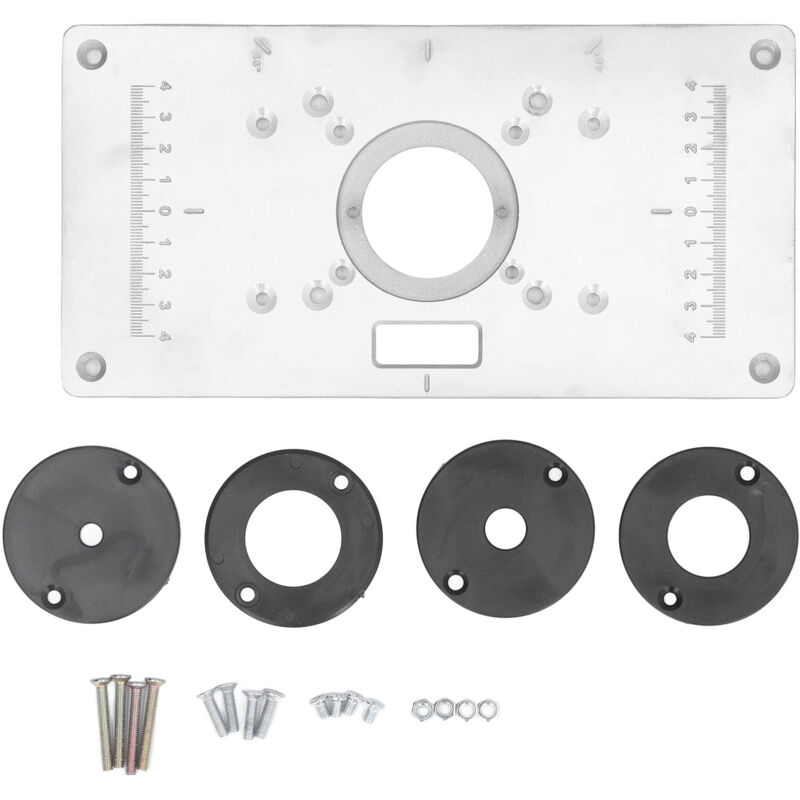 Image of Klappbrett für Schneidemaschine, gravierte Holz-Frästisch-Einlegeplatte für Schneidemaschine.