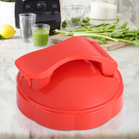 Klappdeckel-Ersatzdeckel für 600-W-/900-W-Mixer, rot, hochwertiges PP, 1 Stück