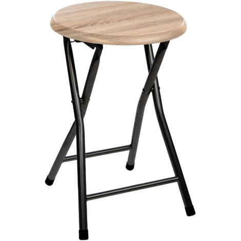 Klapphocker mit natürlichem holzeffekt - 5five