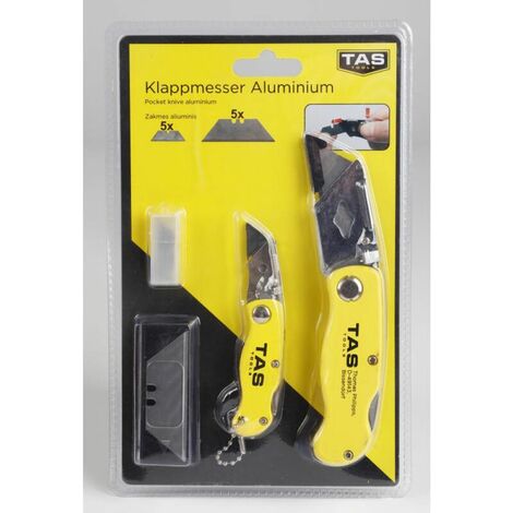 Klappmesser 2er mit 5 Ersatz-Klingen Messer Garten Outdoor Survival Messer TOP