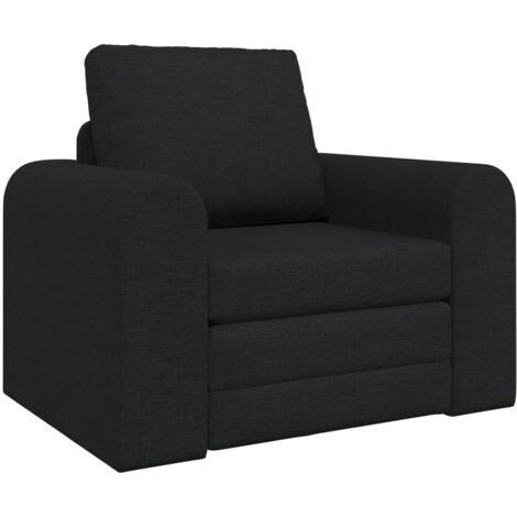 Klappsofa Bett Schwarz 98 x 71 x 83 cm Stoff vidaXL