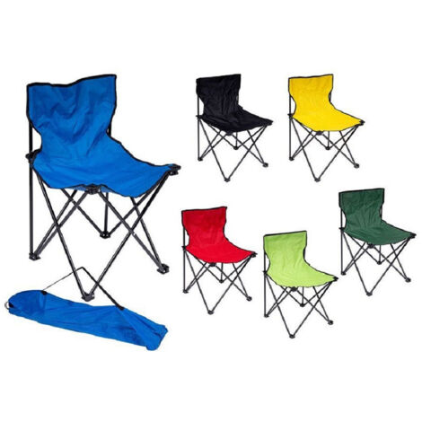 KLAPPSTUHL CAMPING GARTEN PICKNICK ANGELN TRAGBAR MIT TASCHE 6497042