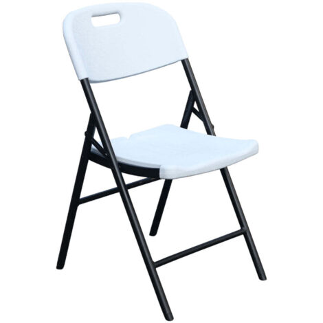Klappstuhl Weiß