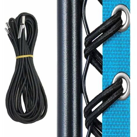 Klappstuhlzubehör, Gummiband, elastische Bindung, Zugkordel-Set, schwarz