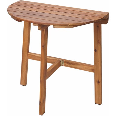 Klapptisch HHG-576, Gartentisch Balkontisch, In-/Outdoor klappbar Akazie Holz MVG-zertifiziert 71x70x34cm