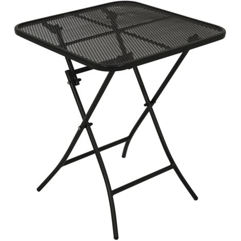Klapptisch RIVO 60x60cm, Streckmetall eisengrau