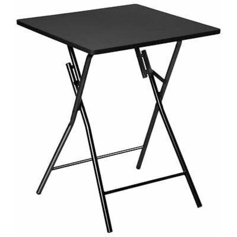 Klapptisch schwarz 60x60x75cm