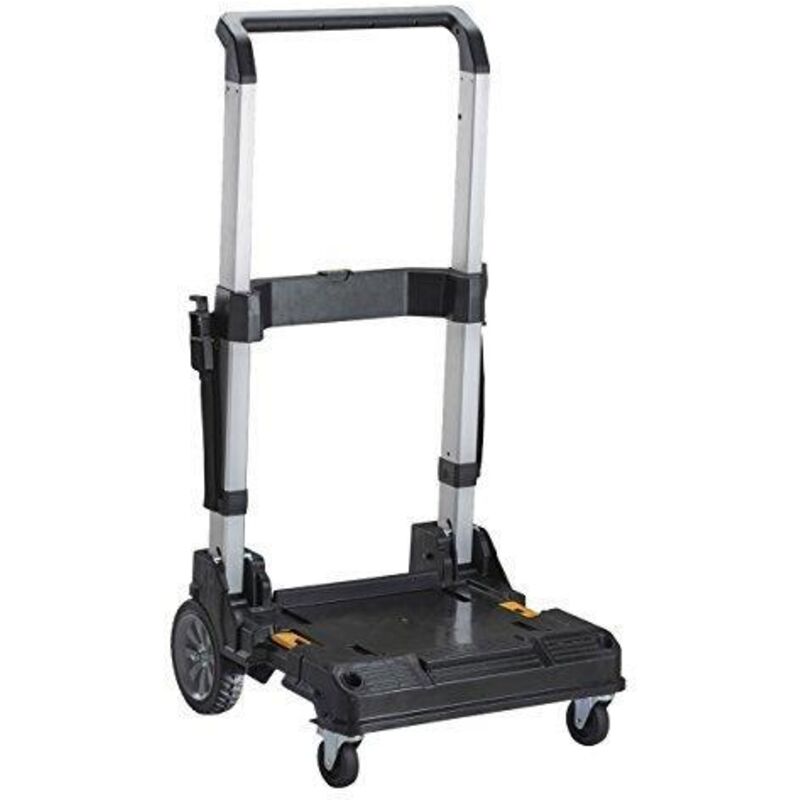 DeWALT TSTAK Faltwagen schwarz und silber robust