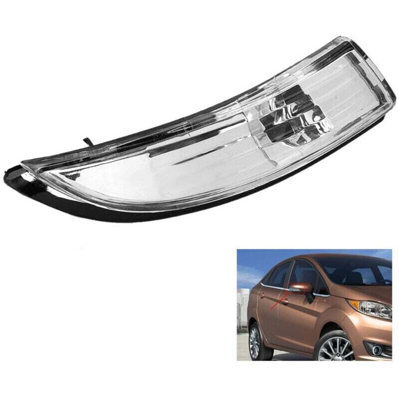 Image of Klare Türflügelspiegel-Blinkerlinse für Ford Fiesta MK7/MK7.5 2009–2017, rechte Seite
