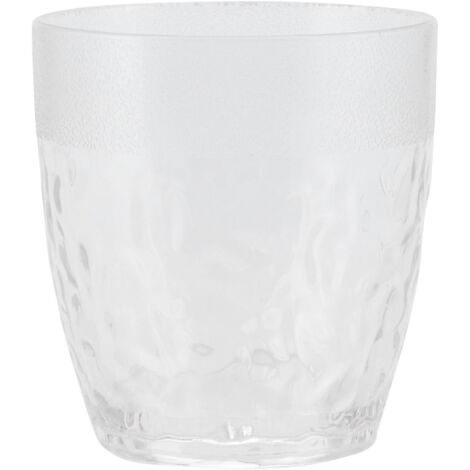 Klares Acryl-Bierglas, unzerbrechlich und stoßfest, ideal für Bars, Restaurants, Partys und Familien.